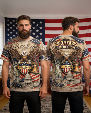 250th Anniversary 3D Shirt – Personalized Gifts For Patriots 02hutn280126 - AOP Products - GoDuckee