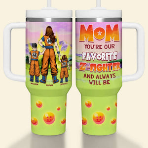 Personalized Gifts For Mom Tumbler Handle 06NADT280324HH Mother's Day - Tumbler Cups - GoDuckee