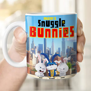 Personalized Gifts For Mom Coffee Mug 05tgqn190225 Mom's Snuggle Bunny, Easter Gifts - Coffee Mug - GoDuckee