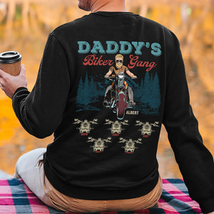Daddy's Biker Gang- Gift For Dad- Personalized Shirt- Father's Day Shirt- Biker Dad Shirt - Shirts - GoDuckee