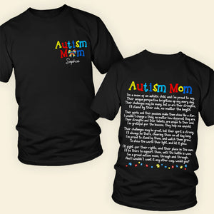 Personalized Gifts For Autism Mom Shirt I'm A Proud Autism Mom 01HUDT250225 - Shirts - GoDuckee
