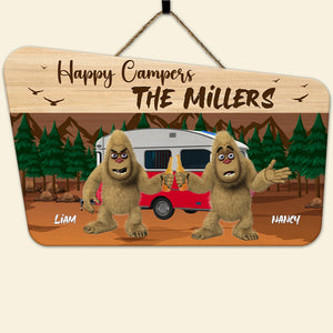 Bigfoot 01qhpu021223, Personalized Wooden Sign - Wood Sign - GoDuckee