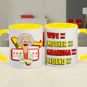 Personalized Gifts For Grandma Coffee Mug - Wife Mother Legend 01TGLU050325HG - Coffee Mug - GoDuckee