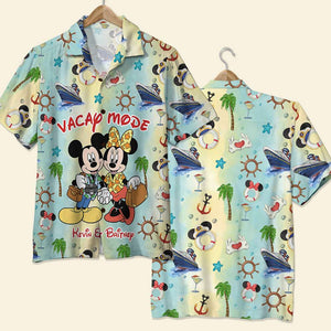 Personalized Gifts For Couple Hawaiian Shirt Cruising Vacation Couple 07QHDT170224 - Hawaiian Shirts - GoDuckee