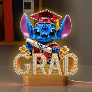 Graduation Led light With Oval Base - Personalized Gifts For Graduates 01napu050525 - Led Night Light - GoDuckee