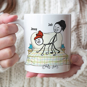 May All Your Ups And Downs Be Only In The Bedroom Personalized Coffee Mug, Funny Couple Gift - Coffee Mug - GoDuckee
