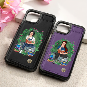 Personalized Gifts For Book Lovers Leather Flip Wallet Phone Case 04hupu260225 - Phone Case - GoDuckee