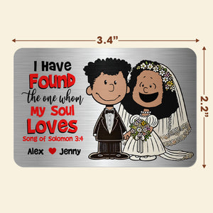 Personalized Gifts For Couple Wedding Wallet Card Found My Soul Loves 02XQMH090125DA - Wallet Card - GoDuckee