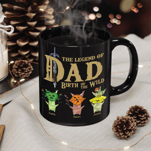 The Legend Of Dad 04NAQN300523 Personalized Coffee Black Mug - Coffee Mug - GoDuckee
