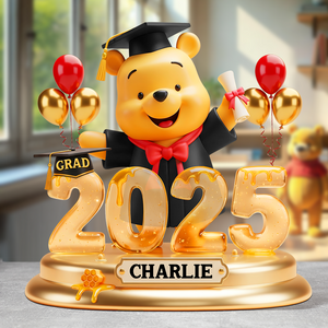 Bear Graduation Plaque - Personalized Gifts For Graduates 04napu220525 - Shaped Plaques - GoDuckee
