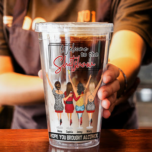 Welcome To The Show Personalized Acrylic Tumbler Gift For Bestie - Tumbler Cup - GoDuckee