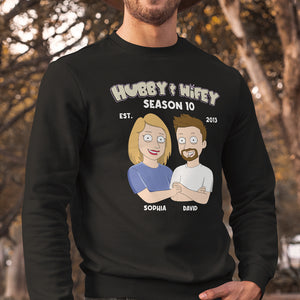 Hubby And Wifey Personalized Couple Shirt 02QHTN140723HH - Shirts - GoDuckee