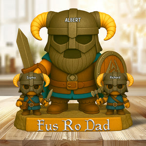 Game Dad Plaque - Personalized Gifts For Dad 04naqn050525 - Shaped Plaques - GoDuckee