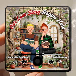 Personalized Gifts For Couple Fridge Magnet 03TGDT030125PA - Fridge Magnet - GoDuckee