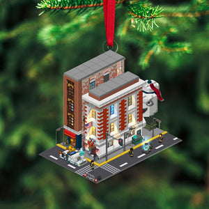Ghost Firehouse Acrylic Custom Shape Ornament Collection, Christmas Gift 04QHTN201123 - Ornament - GoDuckee