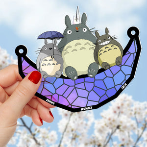 Personalized Gifts For Mom Suncatcher Window Hanging Ornament 04qhtn260424 - Ornaments - GoDuckee