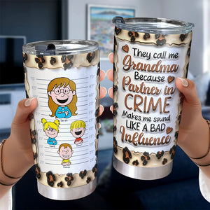 Personalized Gifts For Grandma Tumbler 01kaqn210225hh - Tumbler Cup - GoDuckee