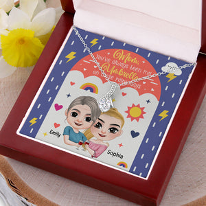 Mom You 've Always Been My Umbrella On Those Rainy Days-Personalized Alluring Beauty Necklace- Gift For Mom- Mom Necklace - Jewelry - GoDuckee