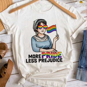 More Pride Less Prejudice 02HUTN190623 LGBTQ+ Shirt - Shirts - GoDuckee