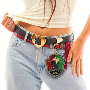 Witch & Wizard Couple Keychain - Put a Spell On Me - Personalized Gifts For Couple - Keychains - GoDuckee