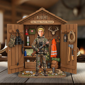 Hunting Acrylic Plaque - Personalized Gifts For Hunters 02ohqn230625 - Shaped Plaques - GoDuckee