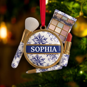 Makeup Kit Christmas Ornament - Personalized Gifts For Makeup Lovers 05PGLU131025 - Ornament - GoDuckee