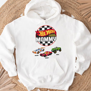 Personalized Gifts For Mom Shirt Hot Mess A Little Stress Mommy 011natn220224 Mother's Day Gifts - 2D Shirts - GoDuckee