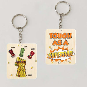 Personalized Gifts For Dad Keychain Tough As Dad 03topu120324 - Keychains - GoDuckee