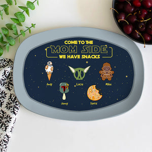 Personalized Gifts For Mom Plate Come To The Mom Side 01QHHN040324 - Plates - GoDuckee