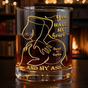 Spicy Love Round Glass - Personalized Gift For Couples 03NALU021225 - Glass - GoDuckee