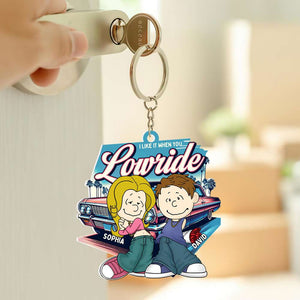 Personalized Gifts For Couple Keychain, Love Lowrider Car 01qhdt040125hg - Keychains - GoDuckee