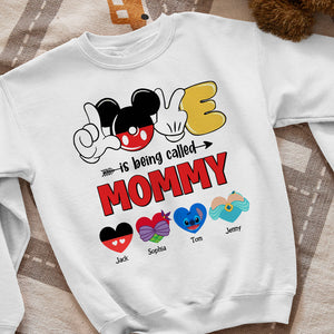 Personalized Gifts For Mom Shirt Love Is Being Called Mommy 011qhtn180324 - 2D Shirts - GoDuckee