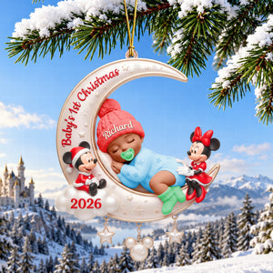 First Christmas Baby Ornament - Personalized Gifts For Newborn Christmas Ornament 04TYQN021026