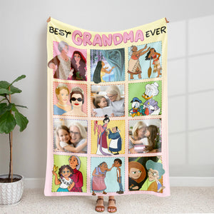 Grandma 04HULI140423 Custom Photo Blanket - Blanket - GoDuckee