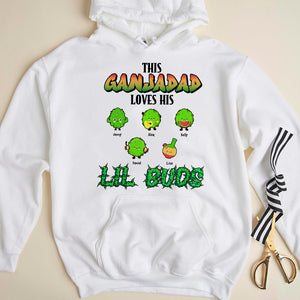 Personalized Gifts For Dad Shirt Dad's Lil Buds - 2D Shirts - GoDuckee