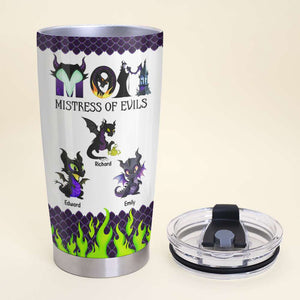 Personalized Gifts For Mom Tumbler, Cute Horned Witch Dragon 01qhdt200325 - Tumbler Cup - GoDuckee