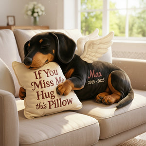 Dog Memorial Custom Shaped Pillow - Custom Photo Gifts For Dog Lover 04TGLU081125 - Pillow - GoDuckee