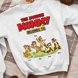 Personalized Gifts For Mom Shirt This Awesome Mommy Belongs To 01NAHN020324 - 2D Shirts - GoDuckee