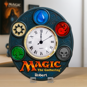 Game Fans Desk Clock Plaque - Personalized Gift For Fans 03NAPU280525 - Clock Plaques - GoDuckee
