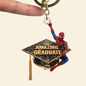 The Amazing Graduate - Personalized Gifts For Graduate 05ohtn120625 - Keychains - GoDuckee