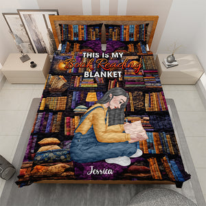 Personalized Gifts For Book Lovers Quilt Bed Set Reading Book Girl 03KAQN301224HG - Blanket - GoDuckee