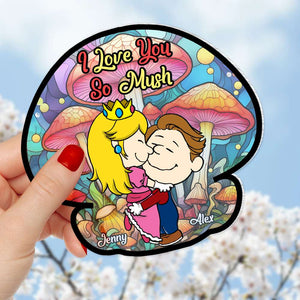 Personalized Gifts For Couples Acrylic Suncatcher Love You So Mush 04TGMH191224HG - Ornament - GoDuckee