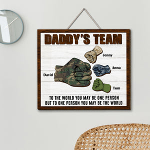 Personalized Gifts For Dad Wood Sign 04ohtn190224 Father's Day - Wood Signs - GoDuckee