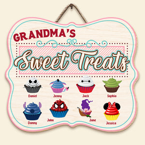 Personalized Gifts For Grandma Wood Sign Sweet Treats 09QHDT270124 - Wood Signs - GoDuckee
