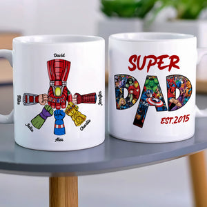 Super Dad Personalized Mug, Gift For Dad-4OHHN090623 - Coffee Mug - GoDuckee
