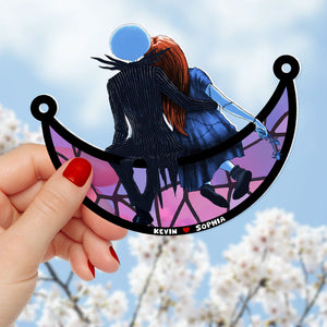 Personalized Gifts For Couple Suncatcher Window Hanging Ornament 03NADT170524 - Ornaments - GoDuckee