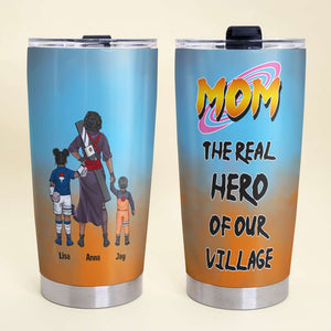 Personalized Gifts For Mom Tumbler Mother's Day Ninja Mom And Kids 03OHMH220225PA - Tumbler Cup - GoDuckee