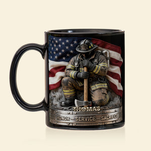 Firefighter Pride Coffee Mug – Personalized Gifts For Firefighter 04toqn251225 - Coffee Mug - GoDuckee