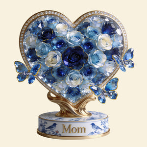 Toile De Jouy Acrylic Plaque - Personalized Gifts For Mothers 04pgdt060426 - Shaped Plaques - GoDuckee