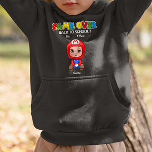 Game Over, Back To School? Personalized Shirt 01DNHN160623HA - Shirts - GoDuckee